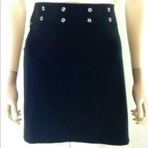 💋Ralph Lauren Eyelet Waist Mini Straight Skirt